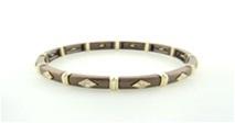 Two Toned Stretch Bracelet 622B0186