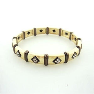 Two Toned Stretch Bracelet 622B0186