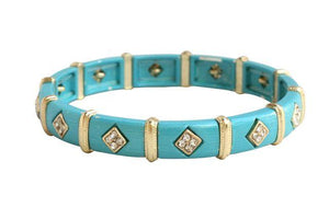 Two Toned Stretch Bracelet 622B0186