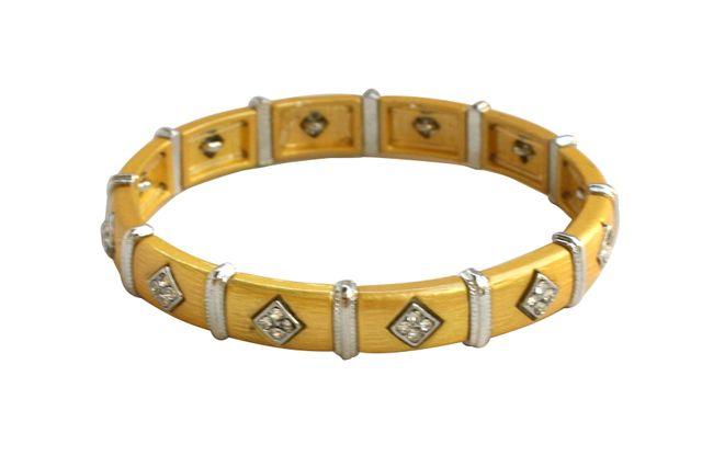 Two Toned Stretch Bracelet 622B0186
