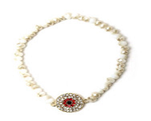 Bracelet 4-5MM Faceted Opaque with Center Stretch 622B0342