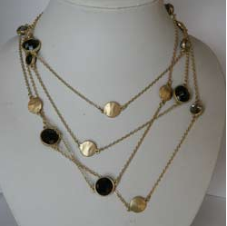 necklace Multi-stations faceted Stones Necklace 622N414