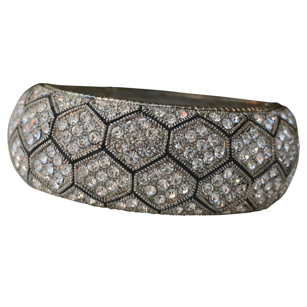 Bracelets Hinge Dome Crystal Bangle. :623B2600