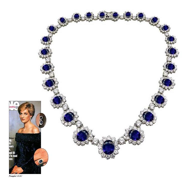 Zirconite Cubic Zirconi Rhodium Electroplated Necklace-Canary