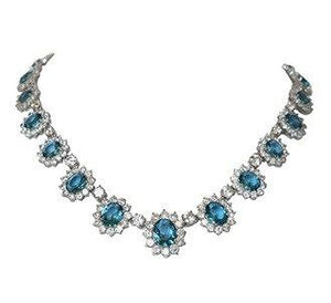 Necklace Couture Oval  Halo  628N5099