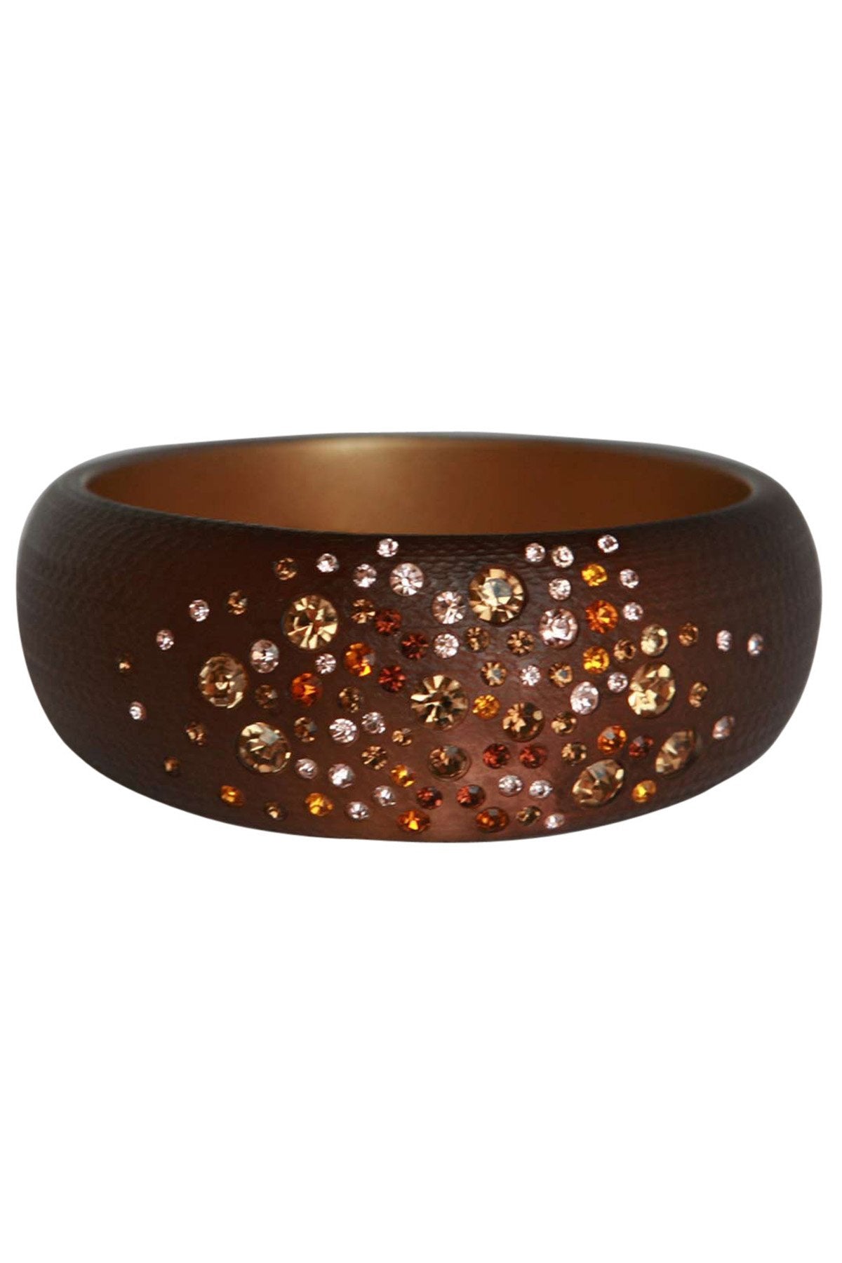 Jeweled frosted wide bangle 629B81361