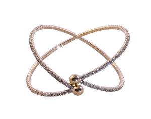 X Opened Cuff Bracelet 629B-3786