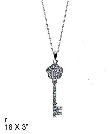 Fashion Key Pendant - Black