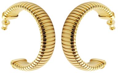 Multirow Hoop Earring - Gold Plating