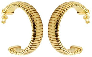 Multirow Hoop Earring - Gold Plating