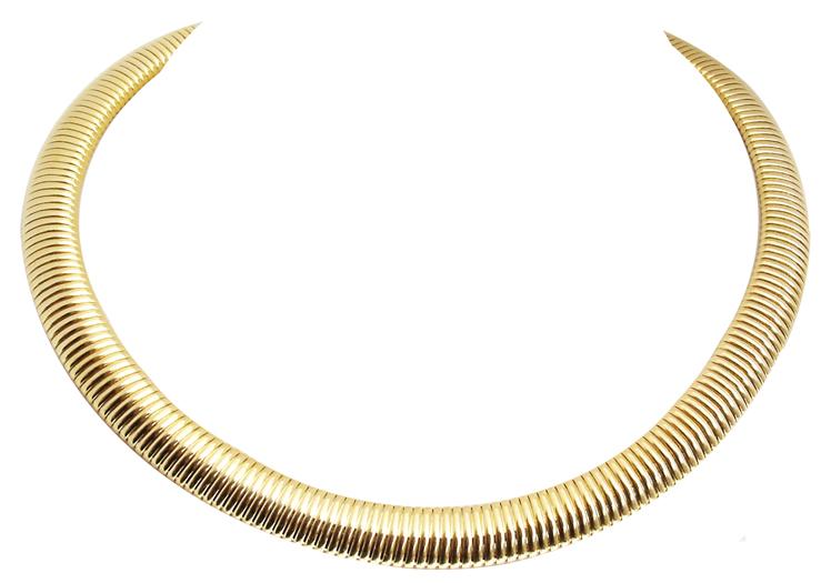 Multirow Fashion Necklace - Gold