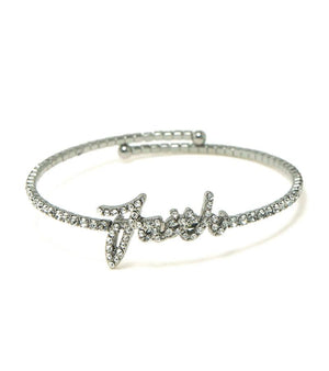 Bracelet Row Metal Message 633B0184A