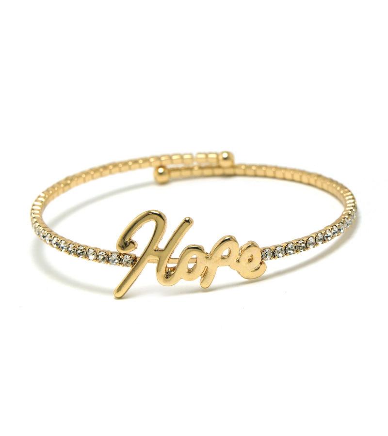 ROW METAL BRACELET - Gold