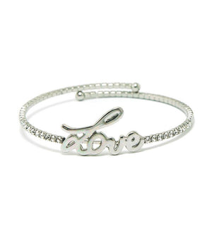 Bracelet Crystals Row Metal  633B0187A
