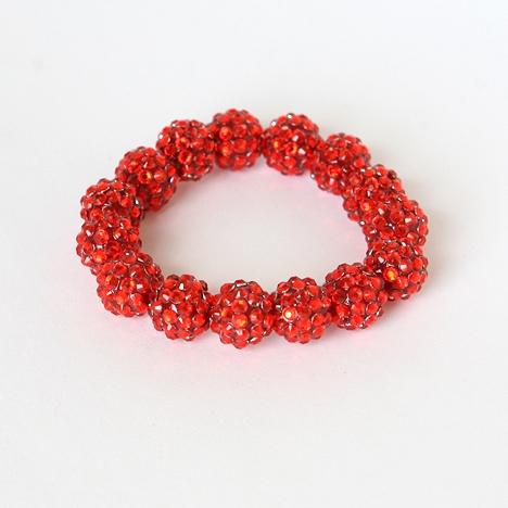 Bracelets Acrylic Fire Ball Stretch Bracelet. 646B95X103