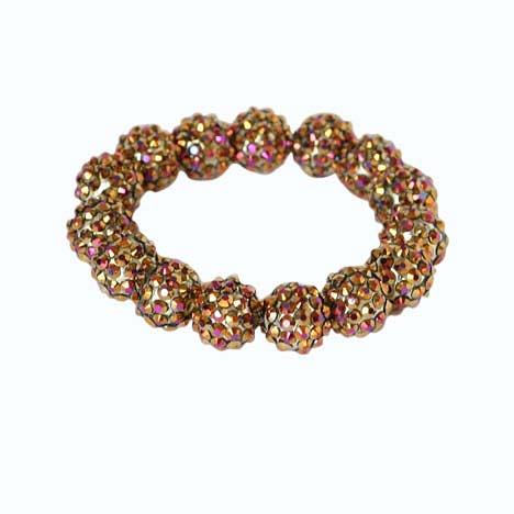 Bracelets Acrylic Fire Ball Stretch Bracelet. 646B95X103