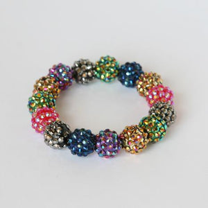 Bracelets Acrylic Fire Ball Stretch Bracelet. 646B95X103