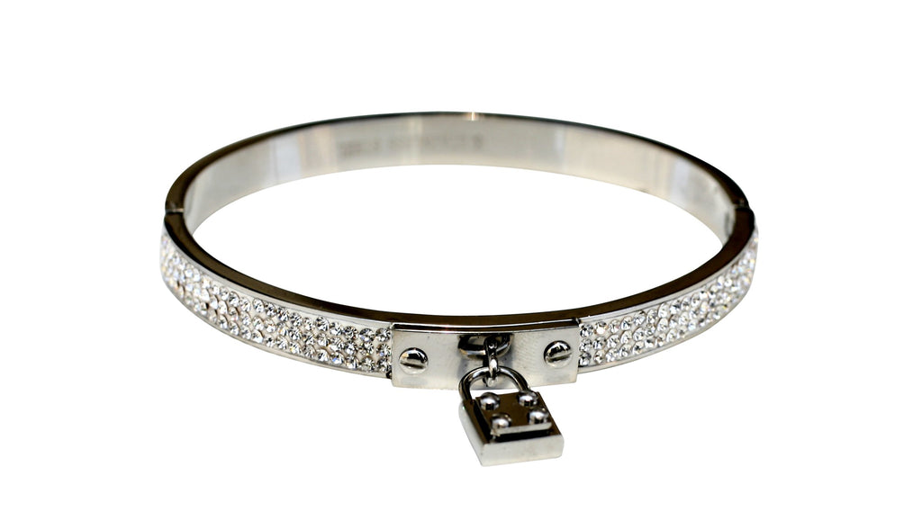 Bracelet Classic Stainless steel Hinged high polished  Bangle. 655B1097