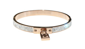 Bracelet Classic Stainless steel Hinged high polished  Bangle. 655B1097