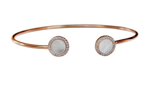 Bracelet Fine High polished Sterling silver wire open Ends . 655B1367