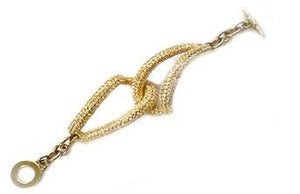 Pave Link Metal Bracelet 657B0366