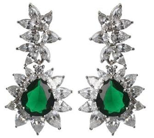 Large Brilliant Couture Post/French Clip Earrings