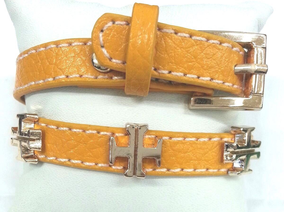Square Cross Double Wrap Leather Bracelet