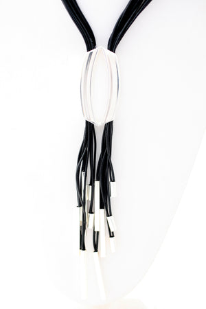 NECKLACE  Leather Cord Designer 702N6216