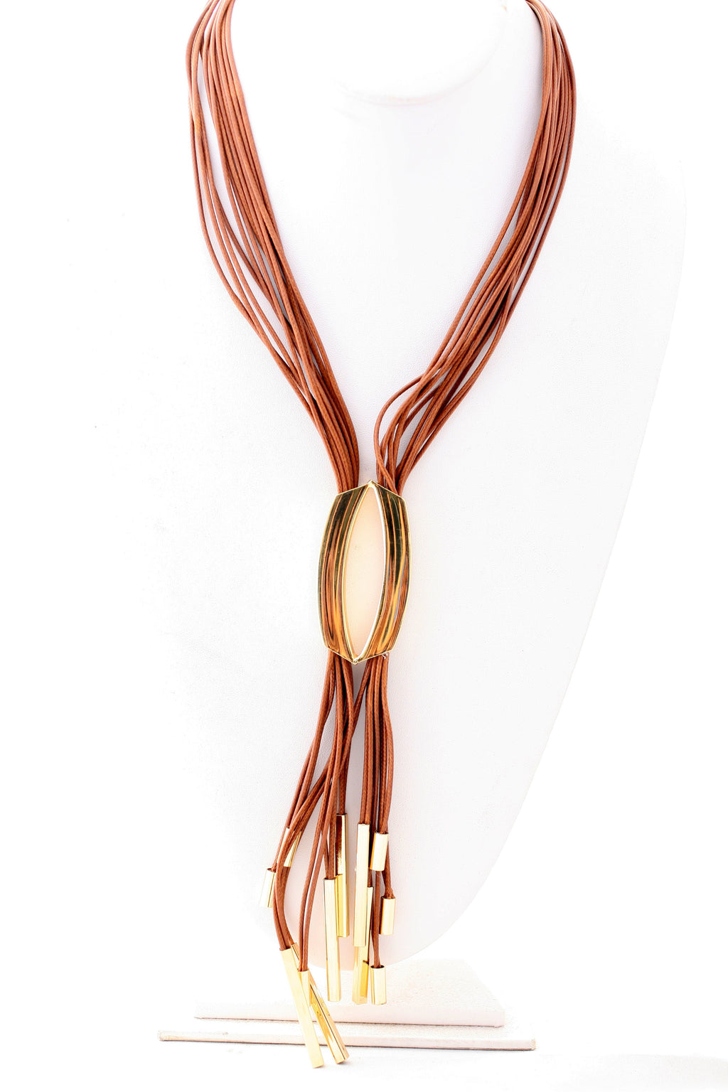 NECKLACE  Leather Cord Designer 702N6216