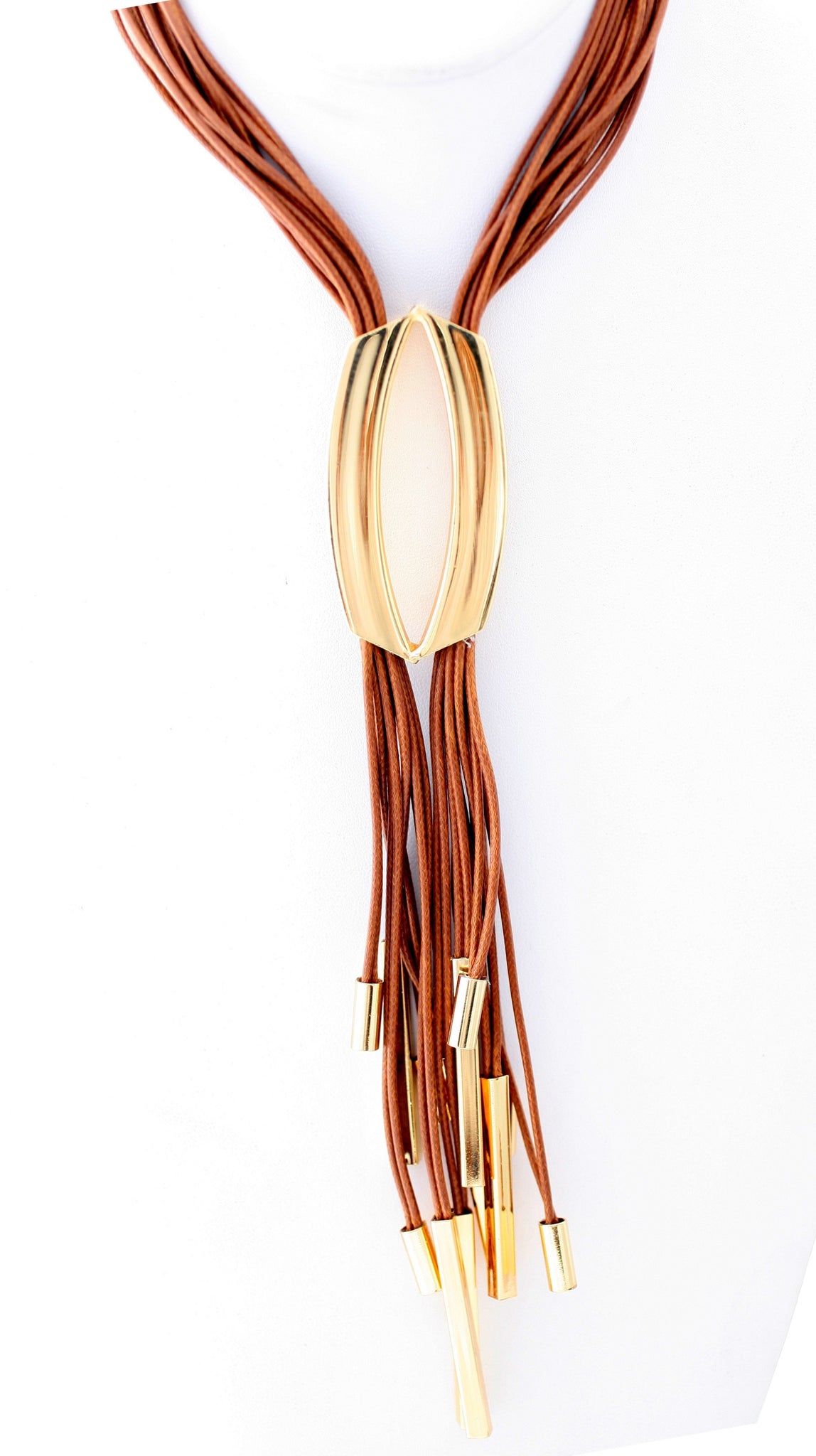 NECKLACE  Leather Cord Designer 702N6216