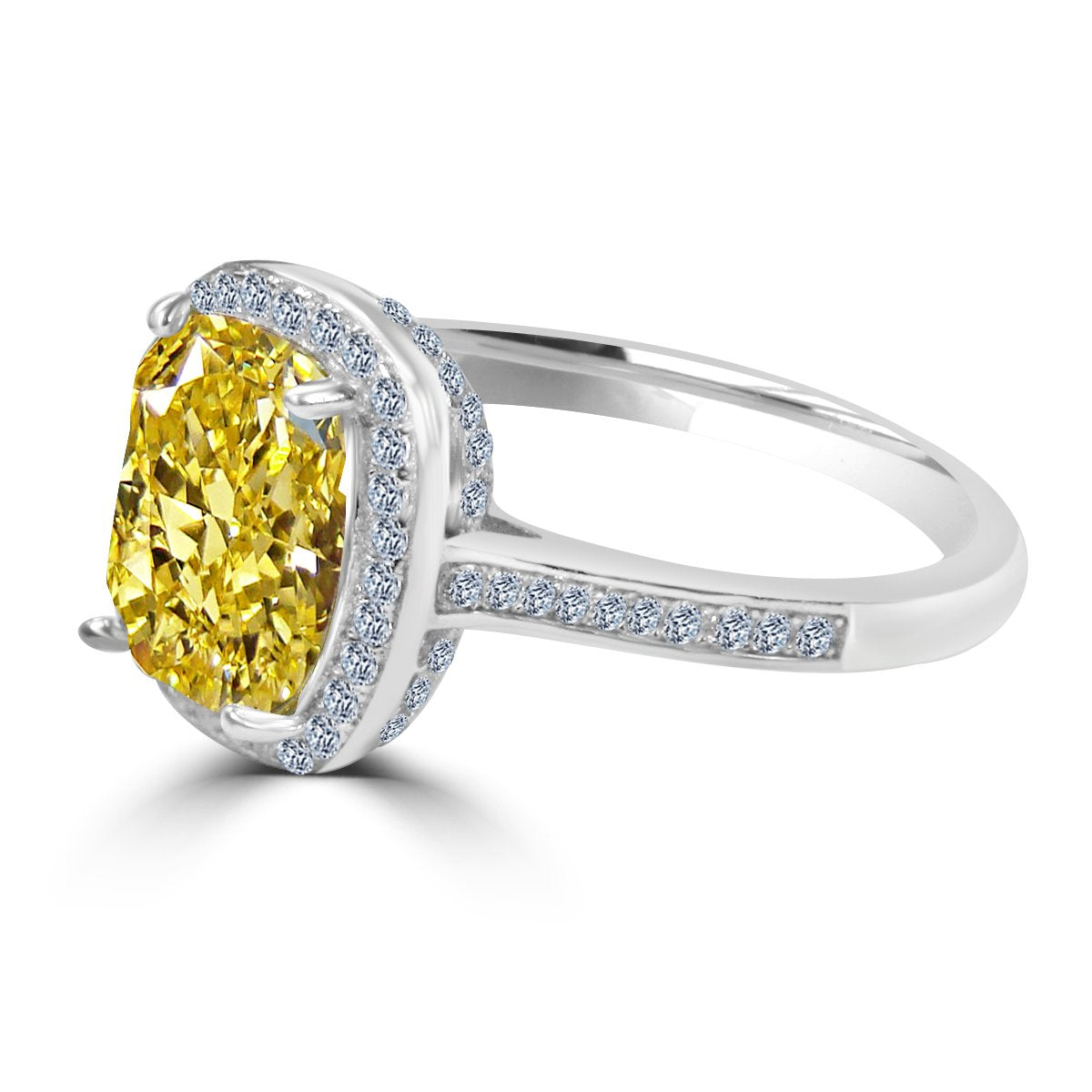 Ring fine cushion Radiant Sterling silver 705R0252