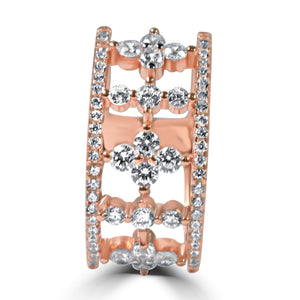 Ring Zirconite Cubic Zirconia Sterling silver Ring  STR 0272