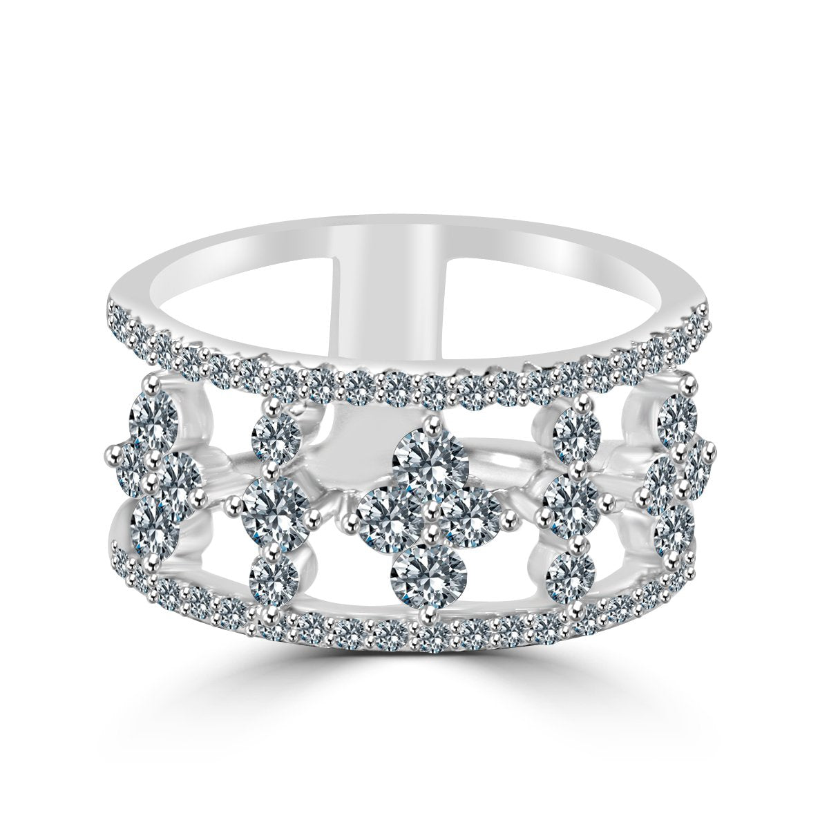 Ring Zirconite Cubic Zirconia Sterling silver Ring  STR 0272