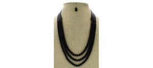 Necklace 3-Row Round Long 719N5672