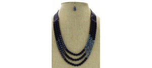 Necklace 3-Row Round Long 719N5672