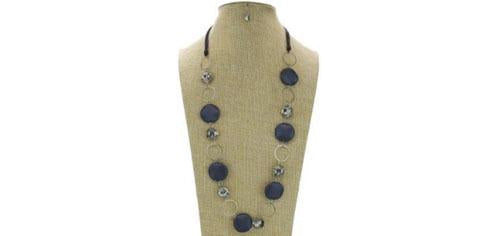 Multi-Disks Long Necklace