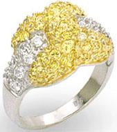 Ring Zirconite Cubic Zirconia sterling silver ring 501R21922
