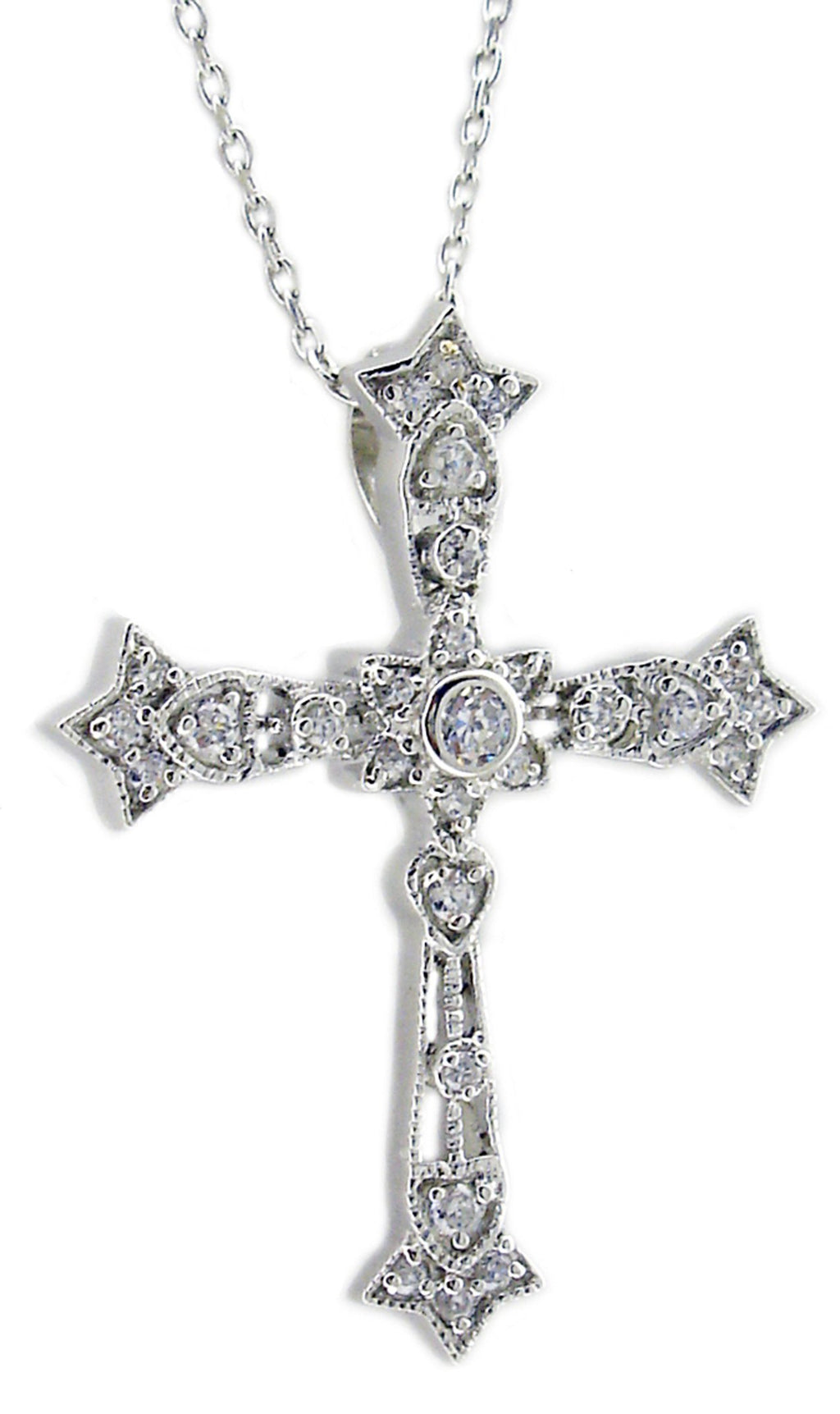 Link with Cross Cz S/S Rhodium AP2562