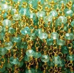 Neklace Baroque genuine pearl on 16" strand of Gold Field Rosary. 678Nx30