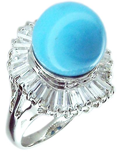 Pearl Ba in Sterling silver Ring