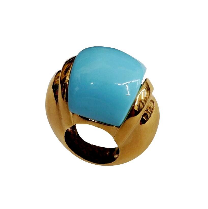 Ring POLISHED DOME GLASS COCKTAIL 501R9W194
