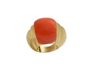 Ring POLISHED DOME GLASS COCKTAIL 501R9W194
