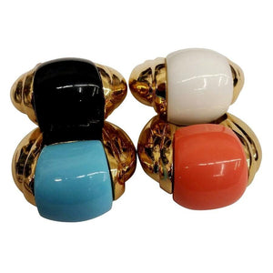 Ring POLISHED DOME GLASS COCKTAIL 501R9W194