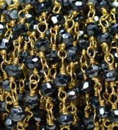 Neklace Baroque genuine pearl on 16" strand of Gold Field Rosary. 678Nx30