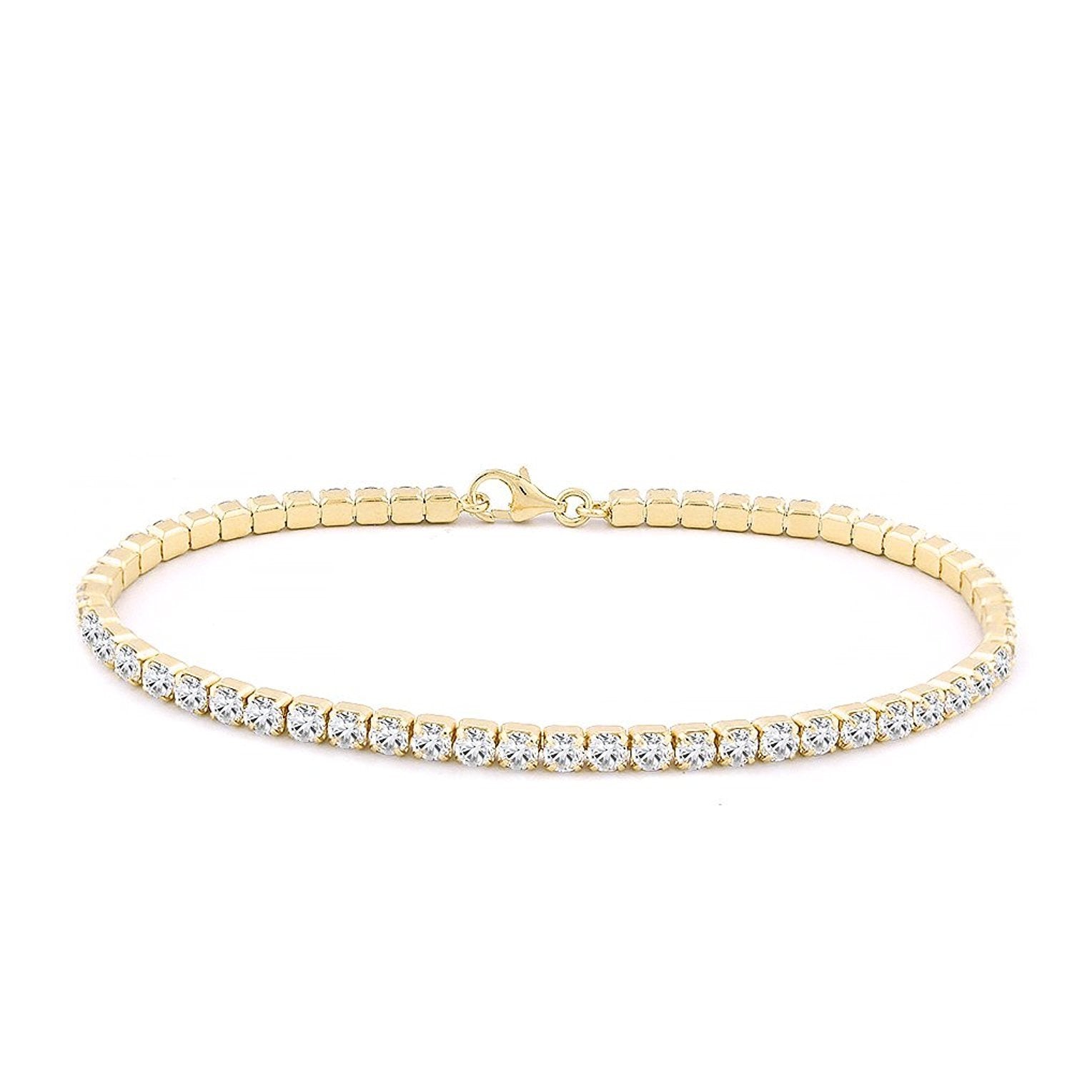 TENNIS Bracelet  3MM  ROUND CZ S/S . 715B300