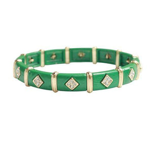 Two Toned Stretch Bracelet 622B0186