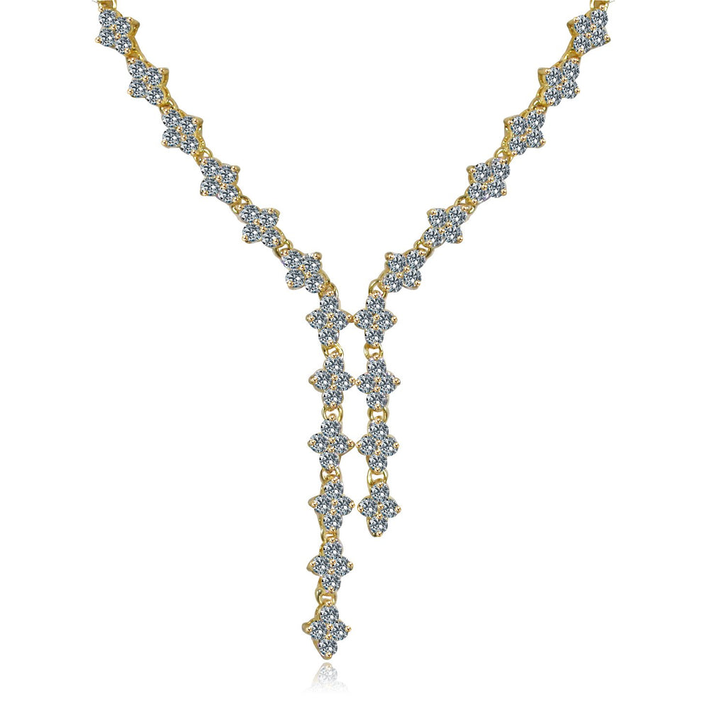 Zirconite Cubic zirconia Tassel Tassel Necklace. 628N80024R