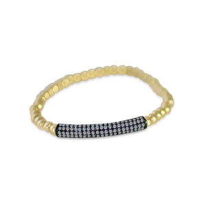 Bracelet Steel Beads stretch Bar  655B809