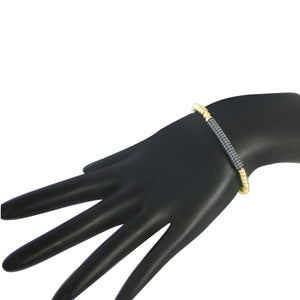 Bracelet Steel Beads stretch Bar  655B809