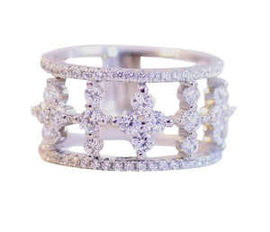 Ring Cubic Zirconia Sterling Silver STR272